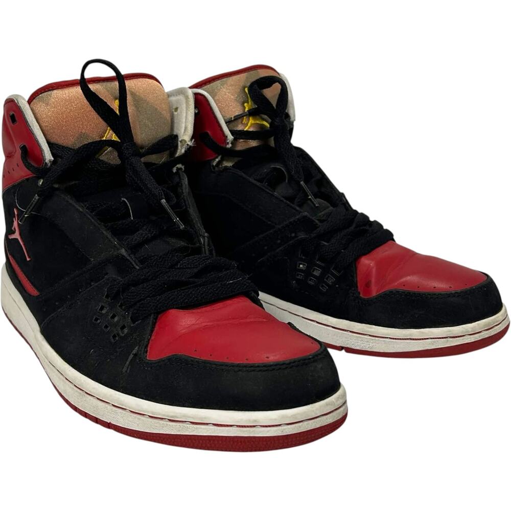 Nike Jordan Flight 2009 Basketball Shoes Black Red Men's Size 10.5M Streetwear